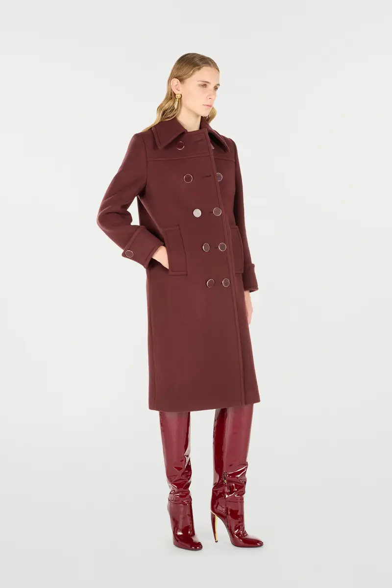 Roberto Cavalli Double-Breasted Wool Coat | Thumbnail 2 Roberto Cavalli Double-Breasted Wool Coat | Thumbnail 2