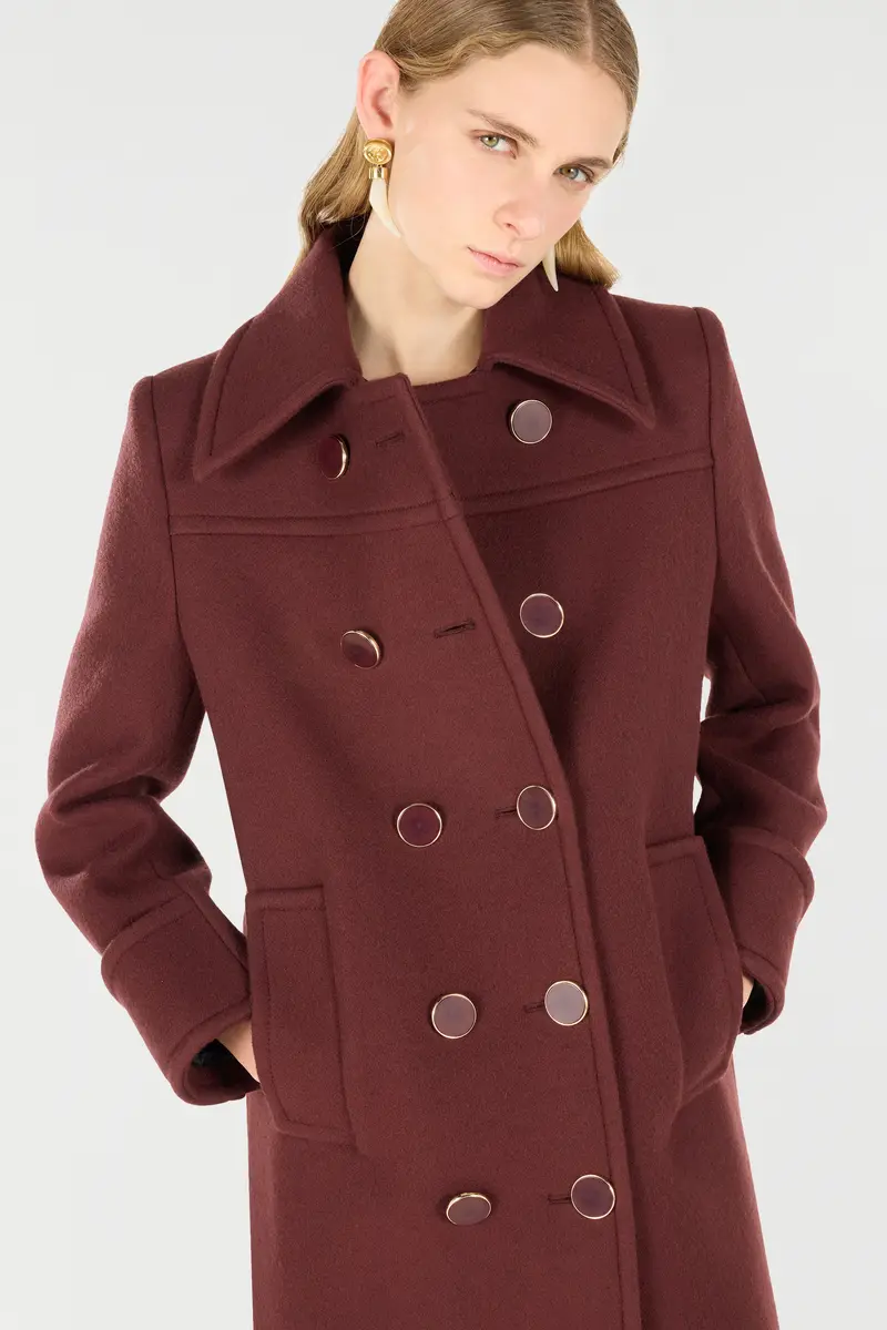 Roberto Cavalli Double-Breasted Wool Coat | Thumbnail 5 Roberto Cavalli Double-Breasted Wool Coat | Thumbnail 5