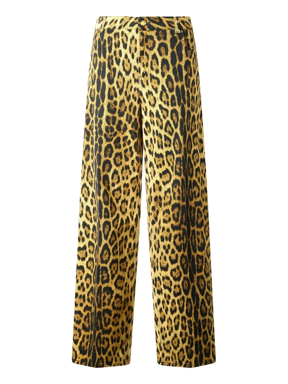 Jeans With Jaguar Skin Print Jeans With Jaguar Skin Print