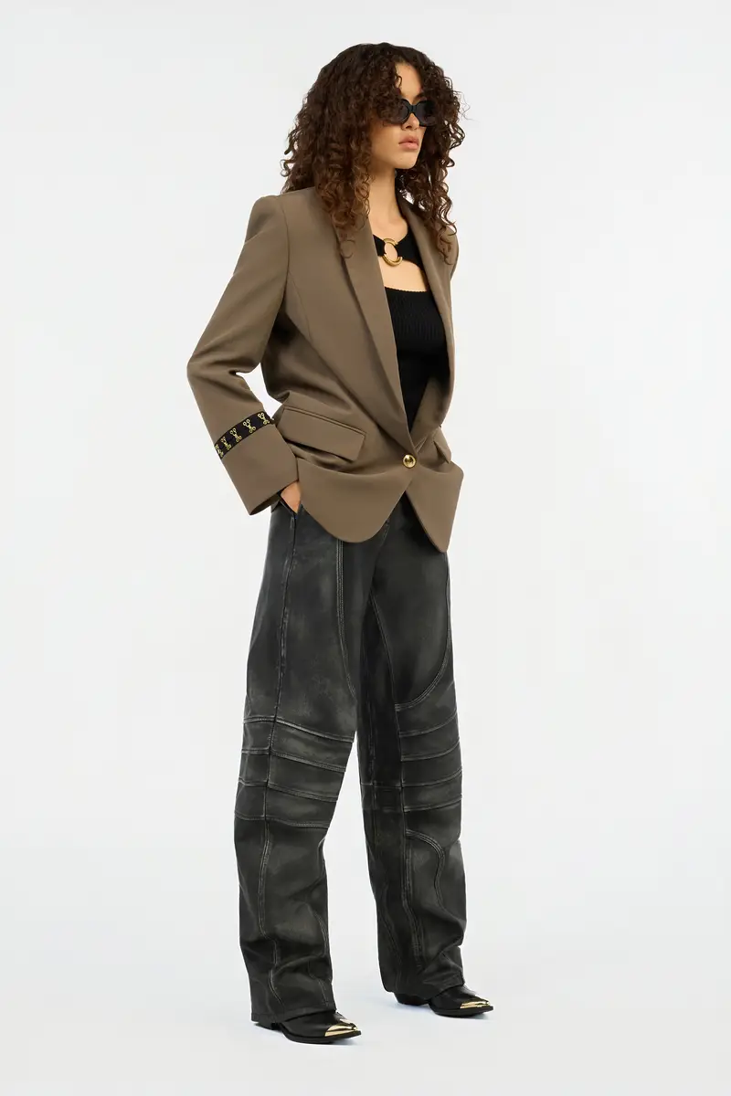 Roberto Cavalli Black Ribbed Cut-Out Sweater | Thumbnail 2 Roberto Cavalli Black Ribbed Cut-Out Sweater | Thumbnail 2