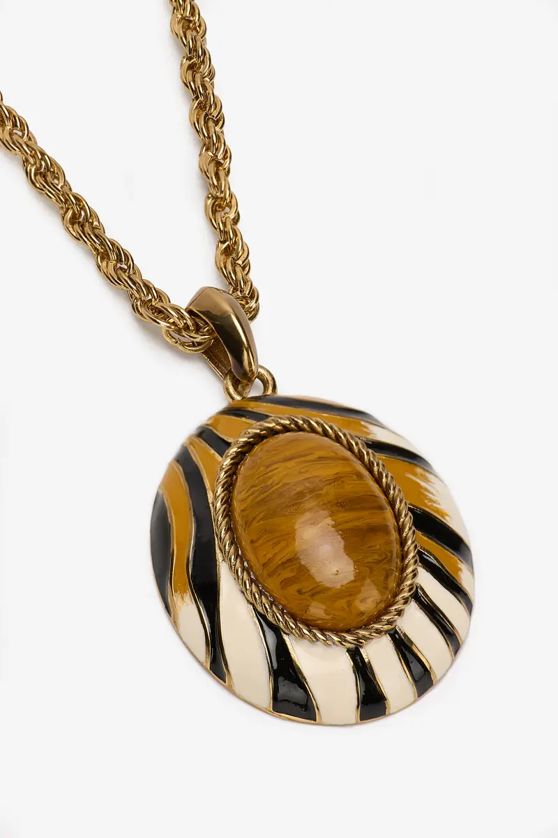 Roberto Cavalli Double Necklace With Ray Of Gold Pendant | Thumbnail 4 Roberto Cavalli Double Necklace With Ray Of Gold Pendant | Thumbnail 4