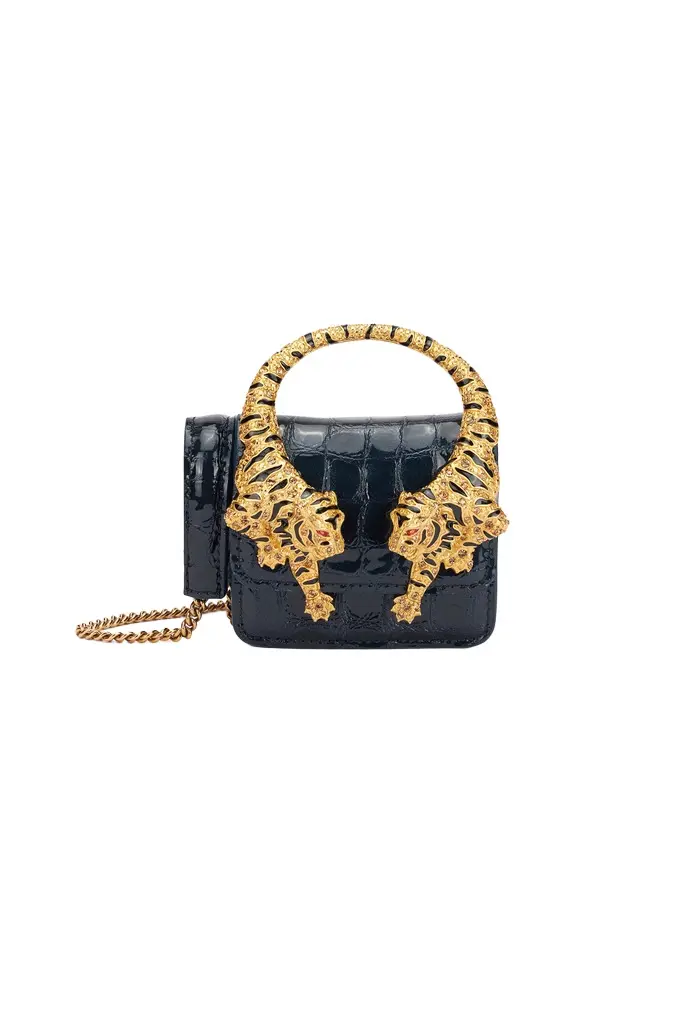 Roberto Cavalli Crocodile-Effect Roar Phone Case