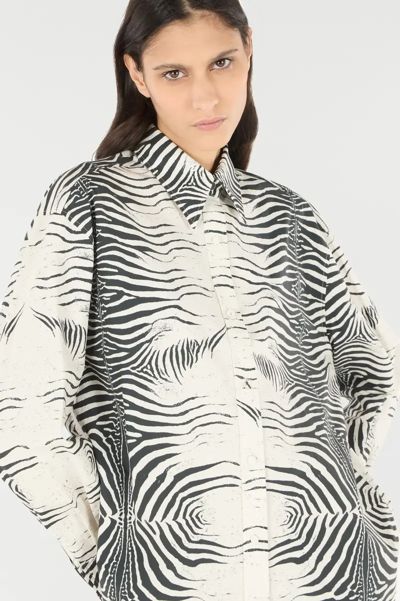 Roberto Cavalli Zebra-Print Long Shirt | Thumbnail 6 Roberto Cavalli Zebra-Print Long Shirt | Thumbnail 6