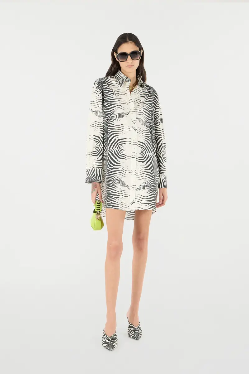 Roberto Cavalli Zebra-Print Long Shirt | Thumbnail 7 Roberto Cavalli Zebra-Print Long Shirt | Thumbnail 7