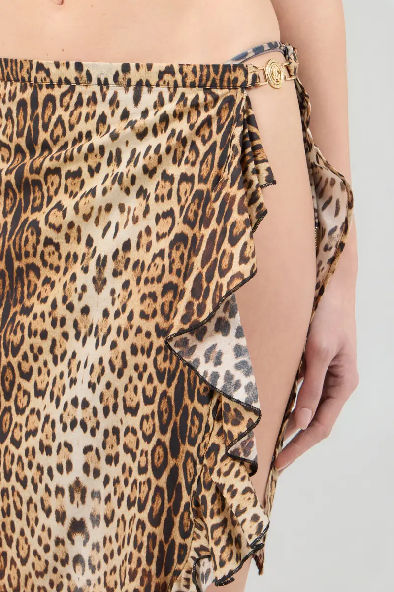 Roberto Cavalli Leopard Print Sarong | Thumbnail 4 Roberto Cavalli Leopard Print Sarong | Thumbnail 4