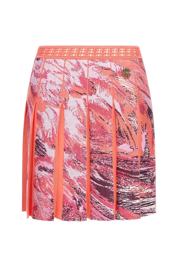 Plumange Print Mini Skirt