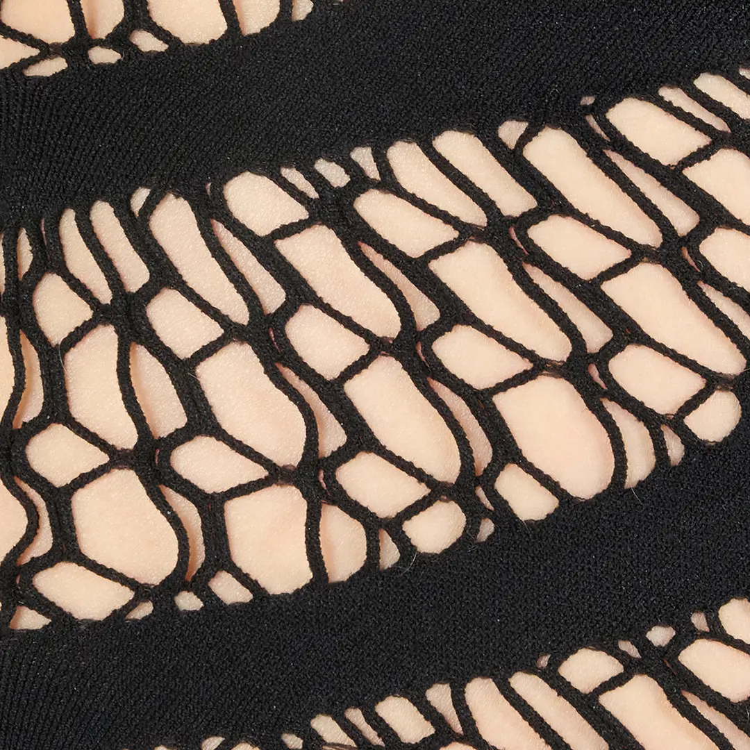 Roberto Cavalli Midi Dress With Perforated Pattern | Thumbnail 4 Roberto Cavalli Midi Dress With Perforated Pattern | Thumbnail 4