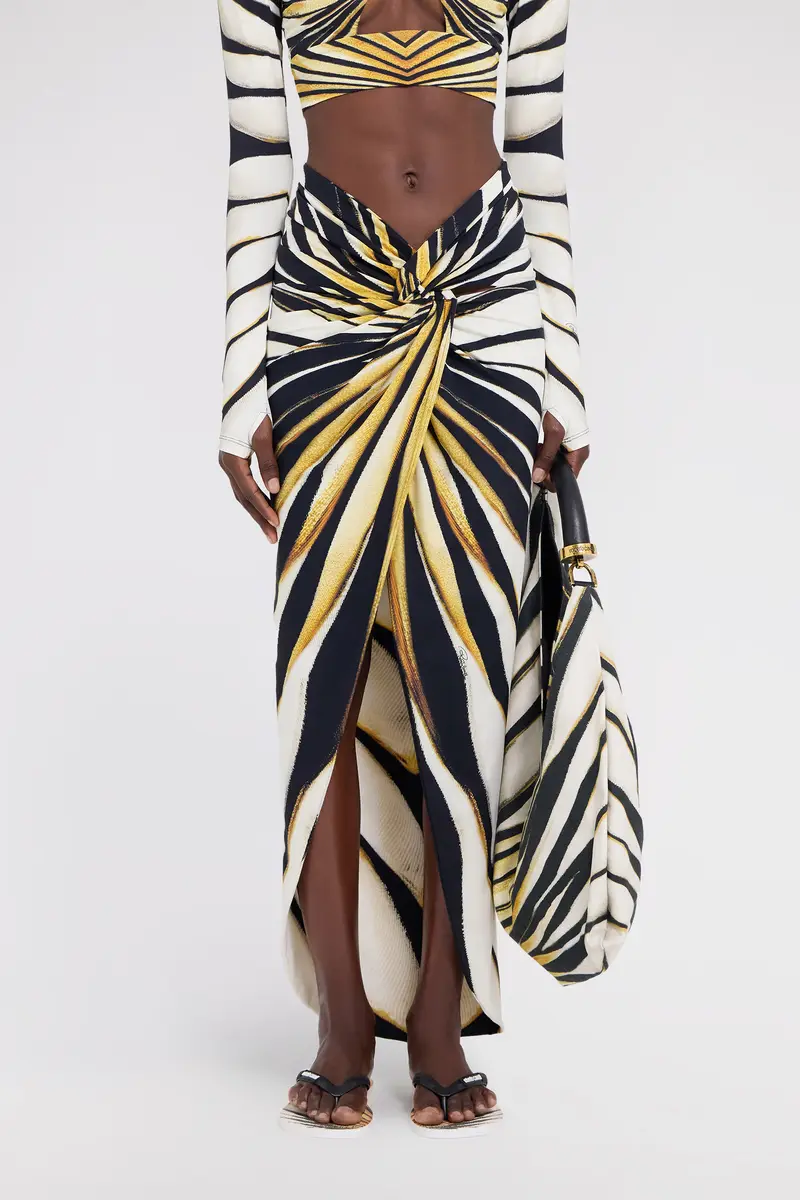 Roberto Cavalli Ray of Gold Print Sarong | Thumbnail 2 Roberto Cavalli Ray of Gold Print Sarong | Thumbnail 2