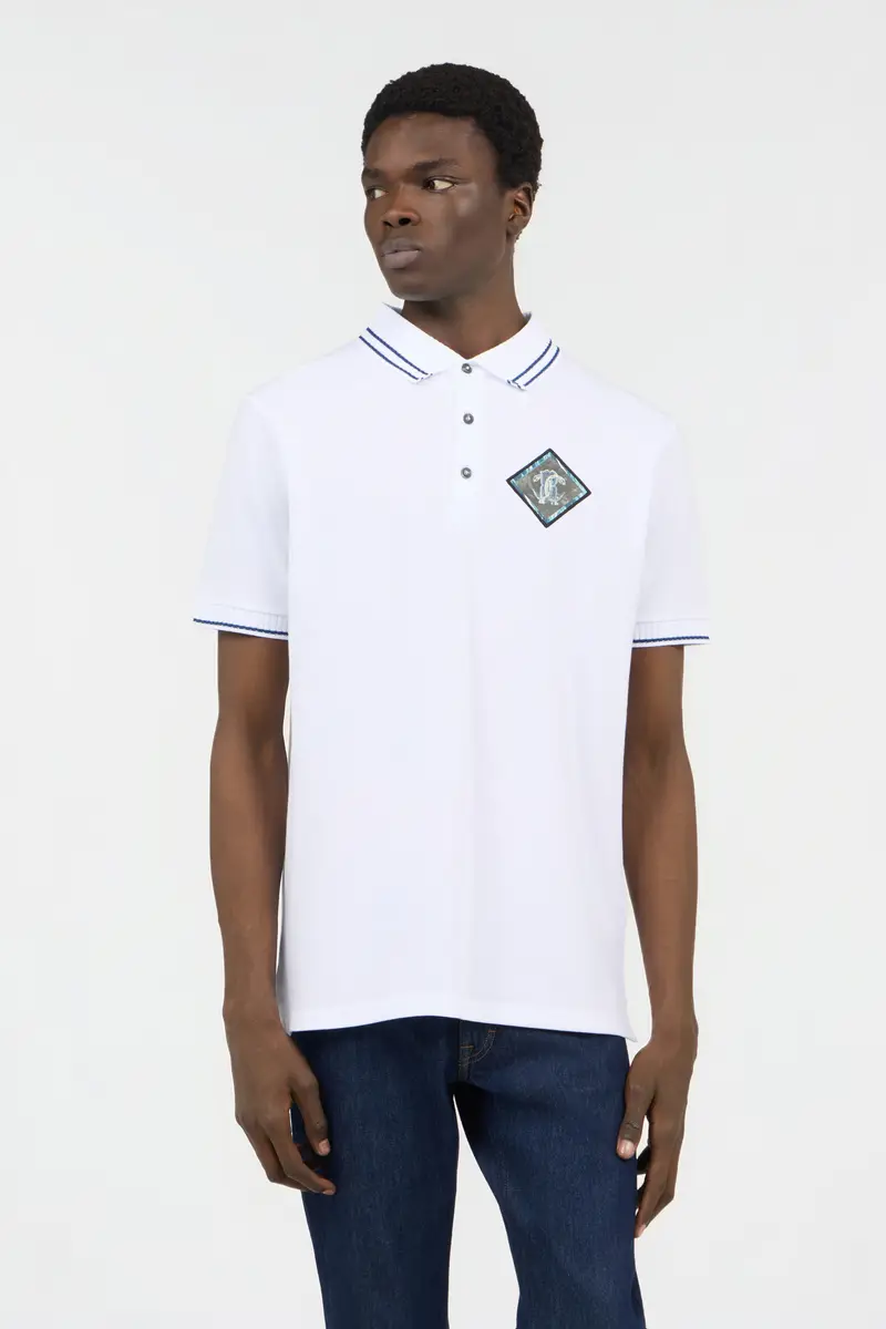 Roberto Cavalli White Polo | Thumbnail 2 Roberto Cavalli White Polo | Thumbnail 2