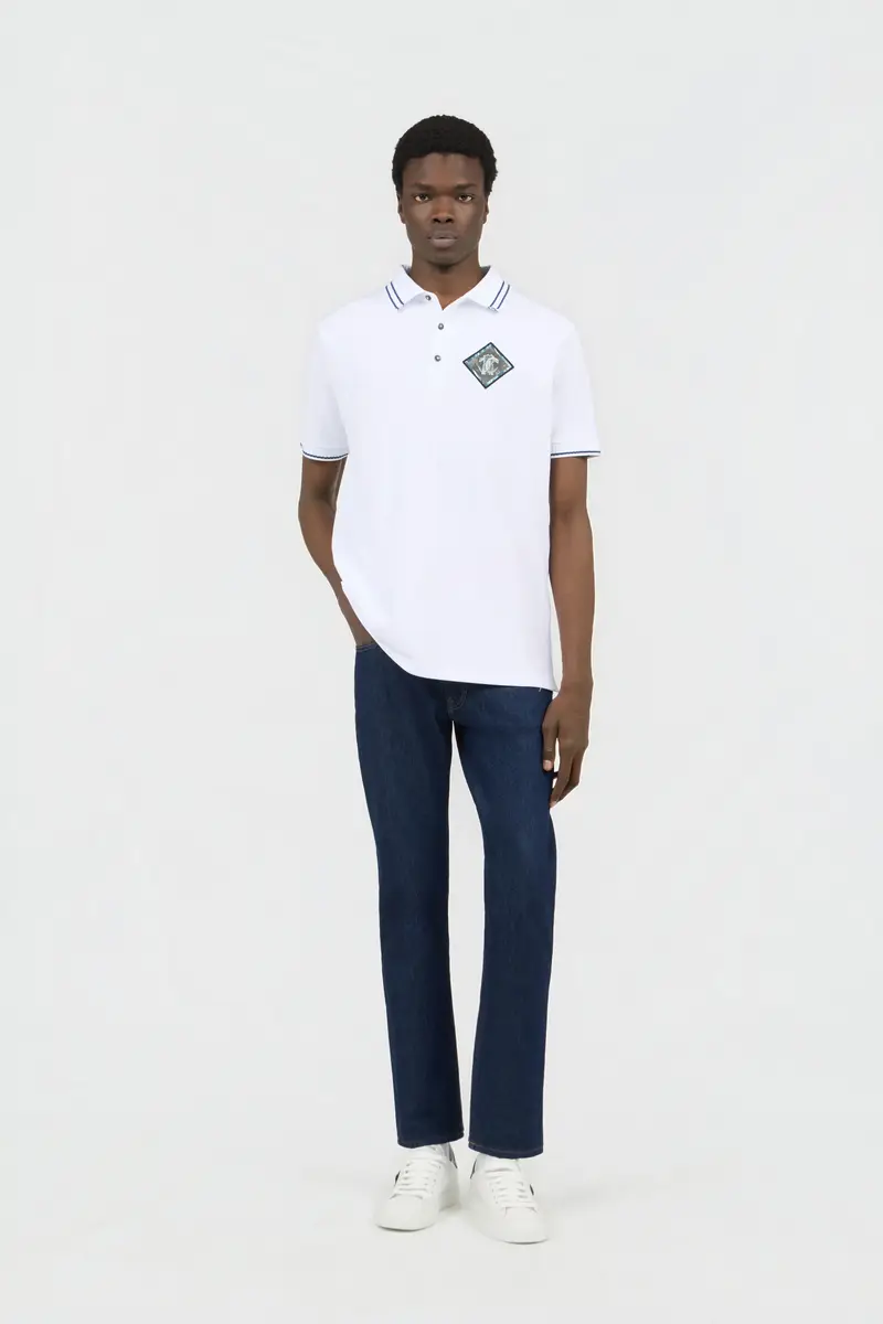 Roberto Cavalli White Polo | Thumbnail 6 Roberto Cavalli White Polo | Thumbnail 6