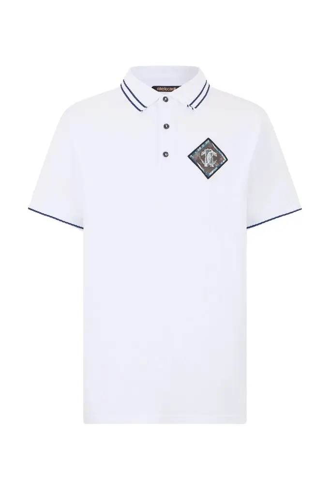 Roberto Cavalli White Polo | Image 1 Roberto Cavalli White Polo | Image 1