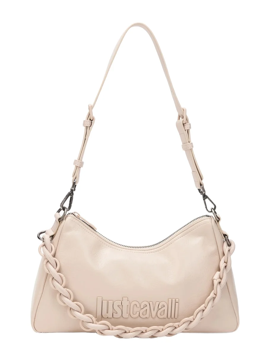 Roberto Cavalli Shoulder Bag with Braided Handle