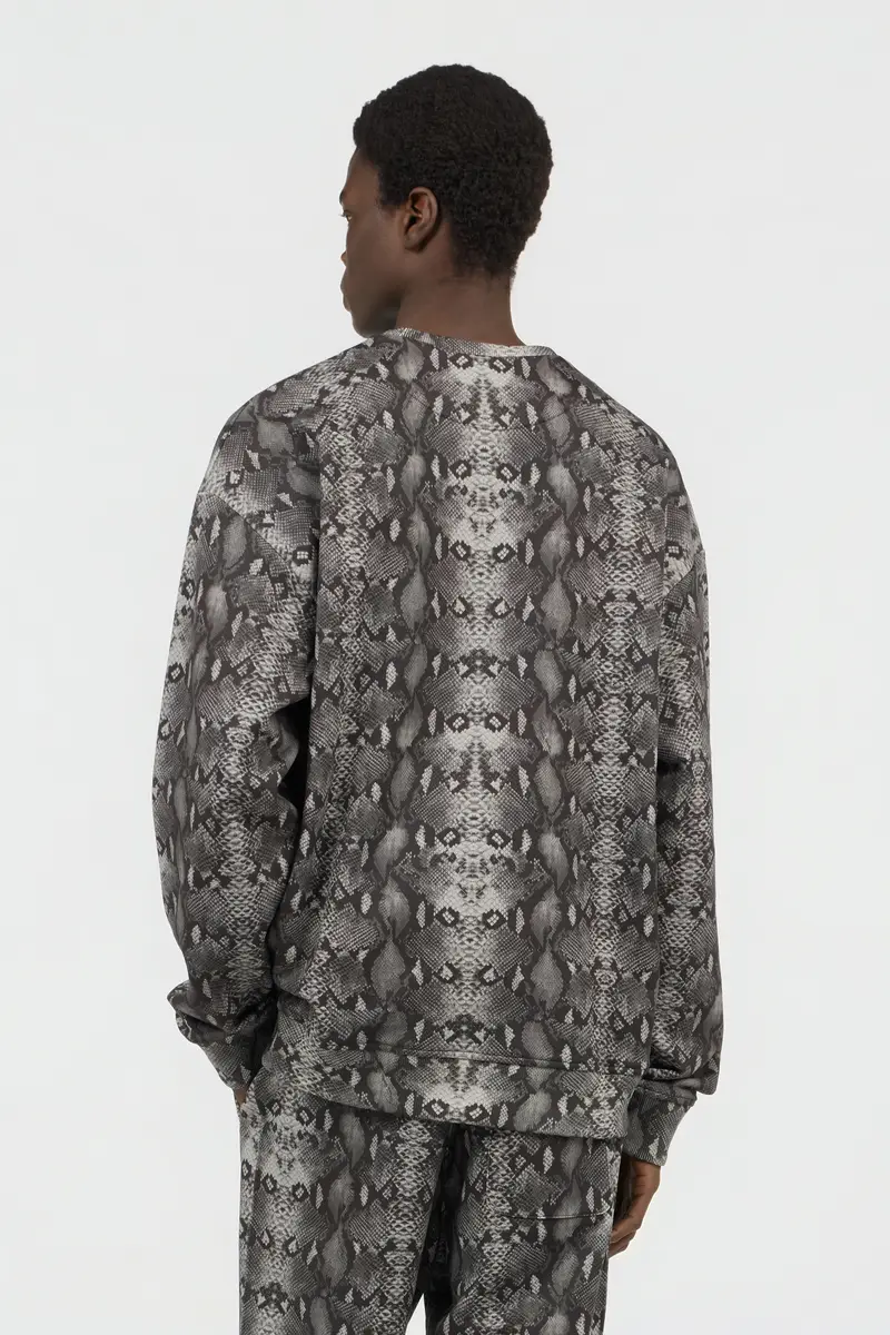 Roberto Cavalli Python Print Sweatshirt | Thumbnail 3 Roberto Cavalli Python Print Sweatshirt | Thumbnail 3