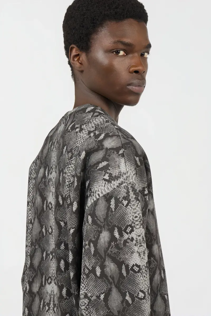 Roberto Cavalli Python Print Sweatshirt | Thumbnail 5 Roberto Cavalli Python Print Sweatshirt | Thumbnail 5