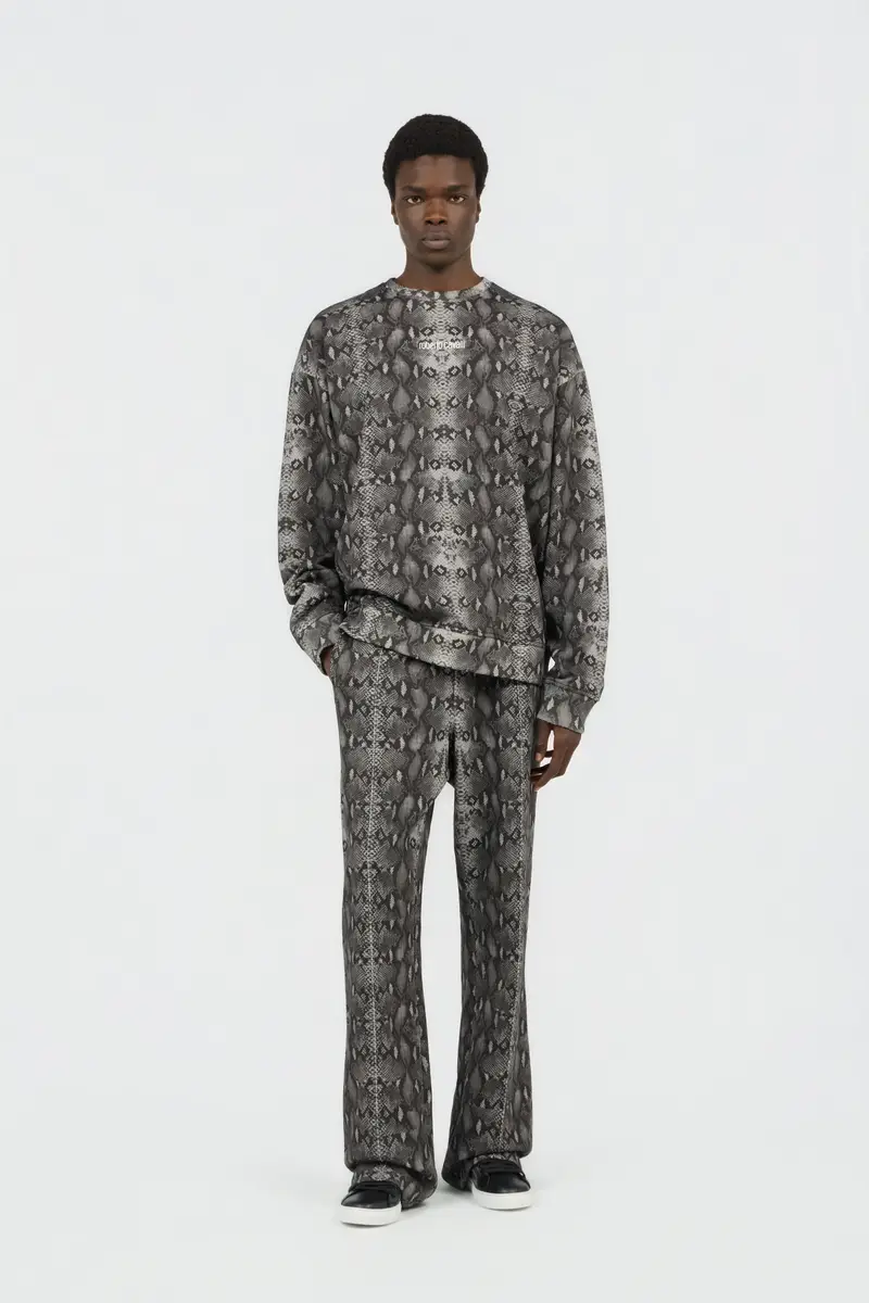 Roberto Cavalli Python Print Sweatshirt | Thumbnail 6 Roberto Cavalli Python Print Sweatshirt | Thumbnail 6