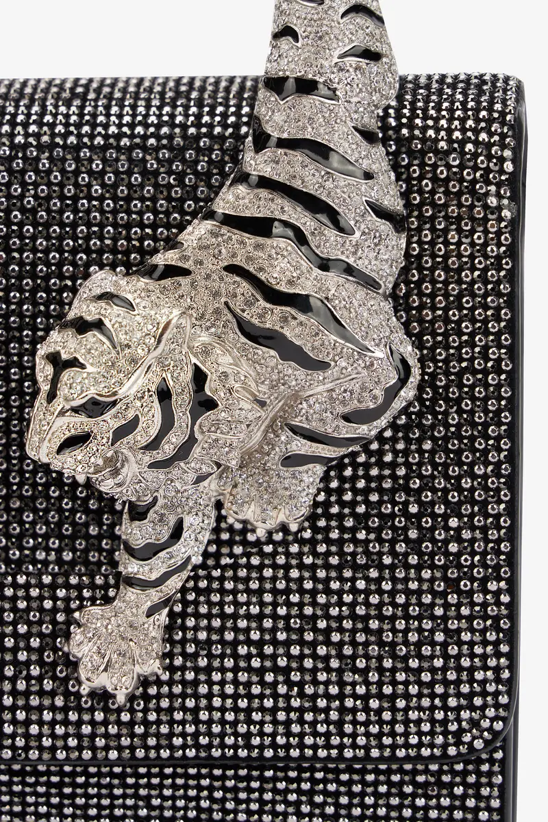 Roberto Cavalli Roar Bag With Rhinestones | Thumbnail 4 Roberto Cavalli Roar Bag With Rhinestones | Thumbnail 4