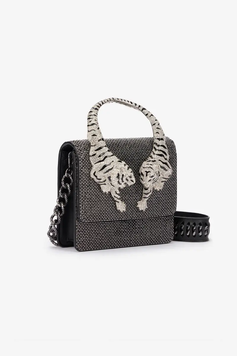 Roberto Cavalli Roar Bag With Rhinestones | Thumbnail 5 Roberto Cavalli Roar Bag With Rhinestones | Thumbnail 5