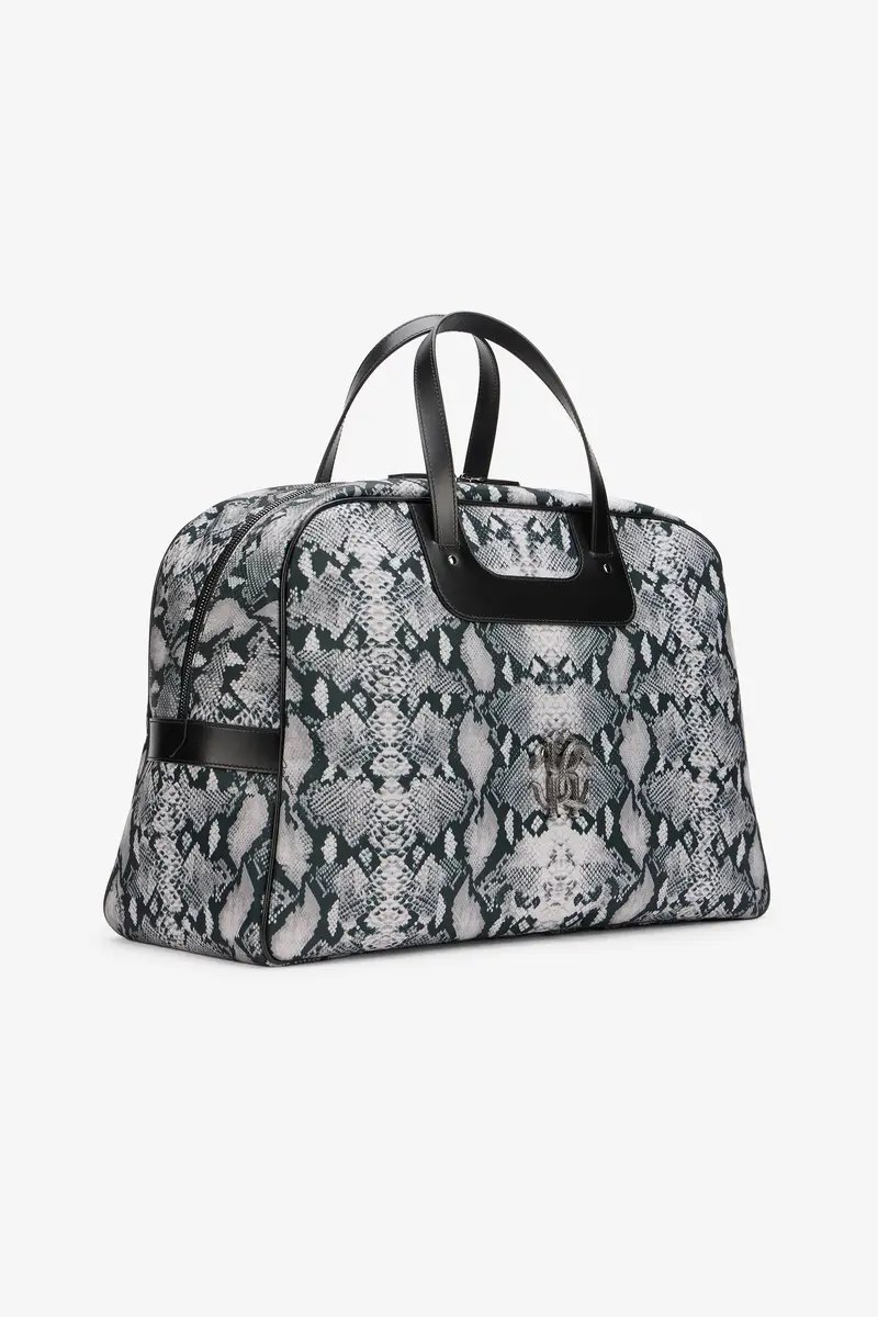 Roberto Cavalli Python Print Top Handle Handbag | Thumbnail 3 Roberto Cavalli Python Print Top Handle Handbag | Thumbnail 3