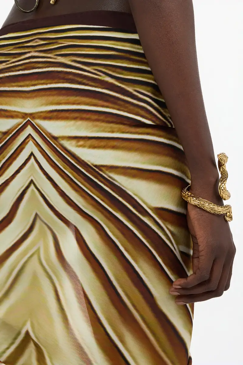 Roberto Cavalli Silk Pareo with Iside print | Thumbnail 6