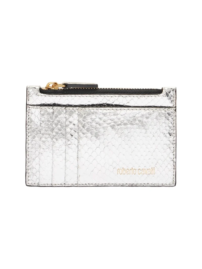 Metallic Snake-Scale Card Holder