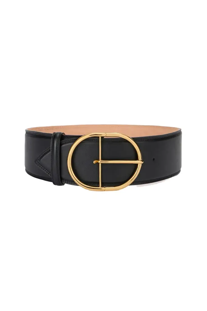 Roberto Cavalli Shaped leather belt