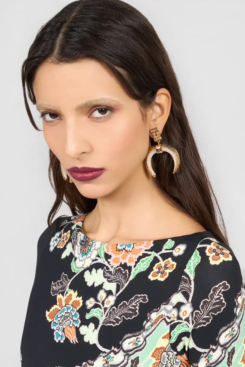 Roberto Cavalli Gold Horn Earrings | Thumbnail 2 Roberto Cavalli Gold Horn Earrings | Thumbnail 2