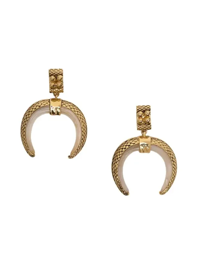 Gold Horn Earrings Gold Horn Earrings