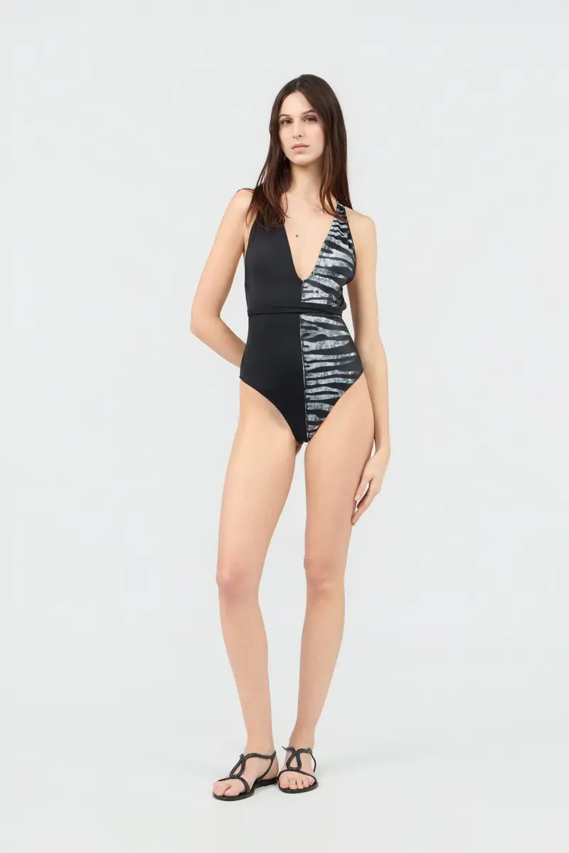 Roberto Cavalli Zebra Print One-Piece | Thumbnail 6