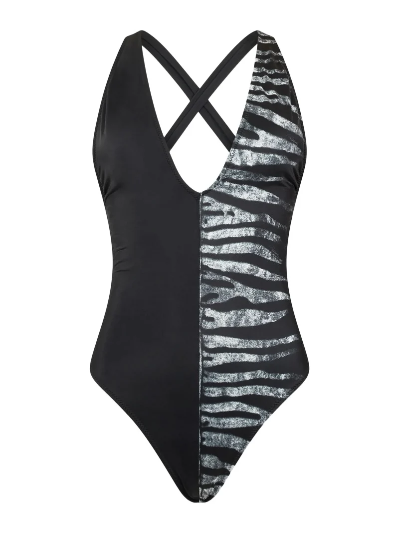 Zebra Print One-Piece Zebra Print One-Piece