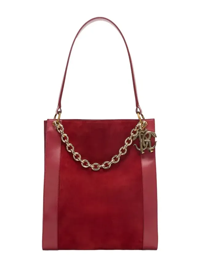 Roberto Cavalli Shoulder Bag With Chain