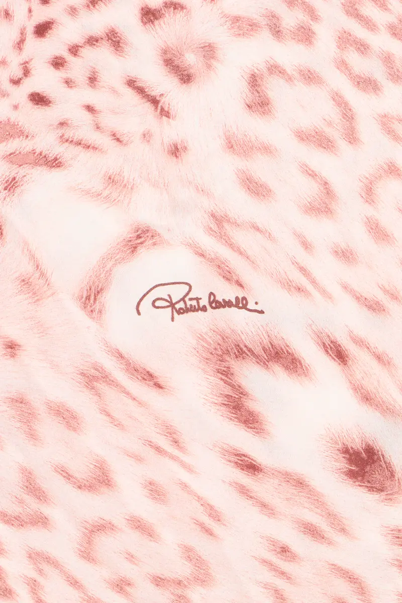 Roberto Cavalli Jaguar Pink Print Triangle | Thumbnail 2