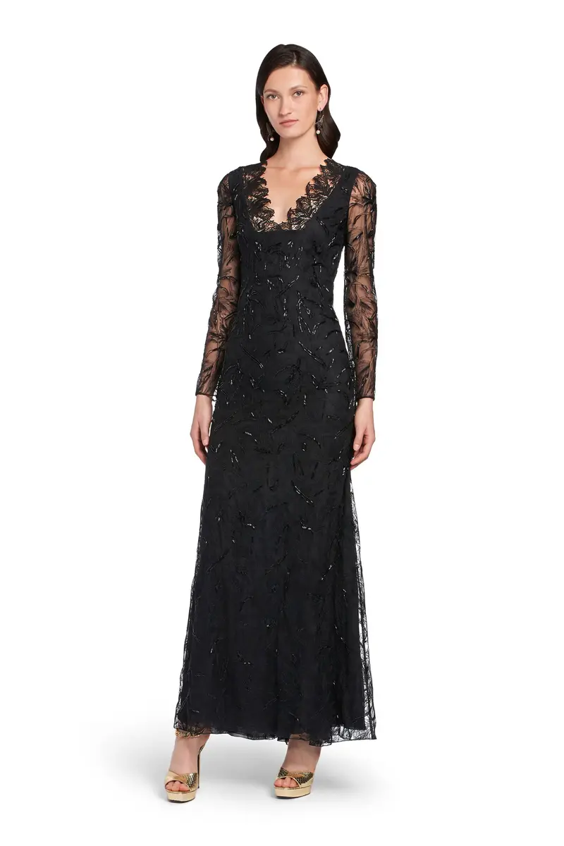 Roberto Cavalli Black layered lace gown | Thumbnail 2 Roberto Cavalli Black layered lace gown | Thumbnail 2