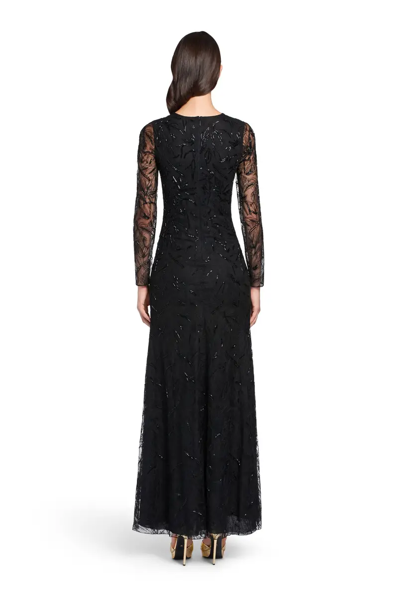 Roberto Cavalli Black layered lace gown | Thumbnail 4 Roberto Cavalli Black layered lace gown | Thumbnail 4