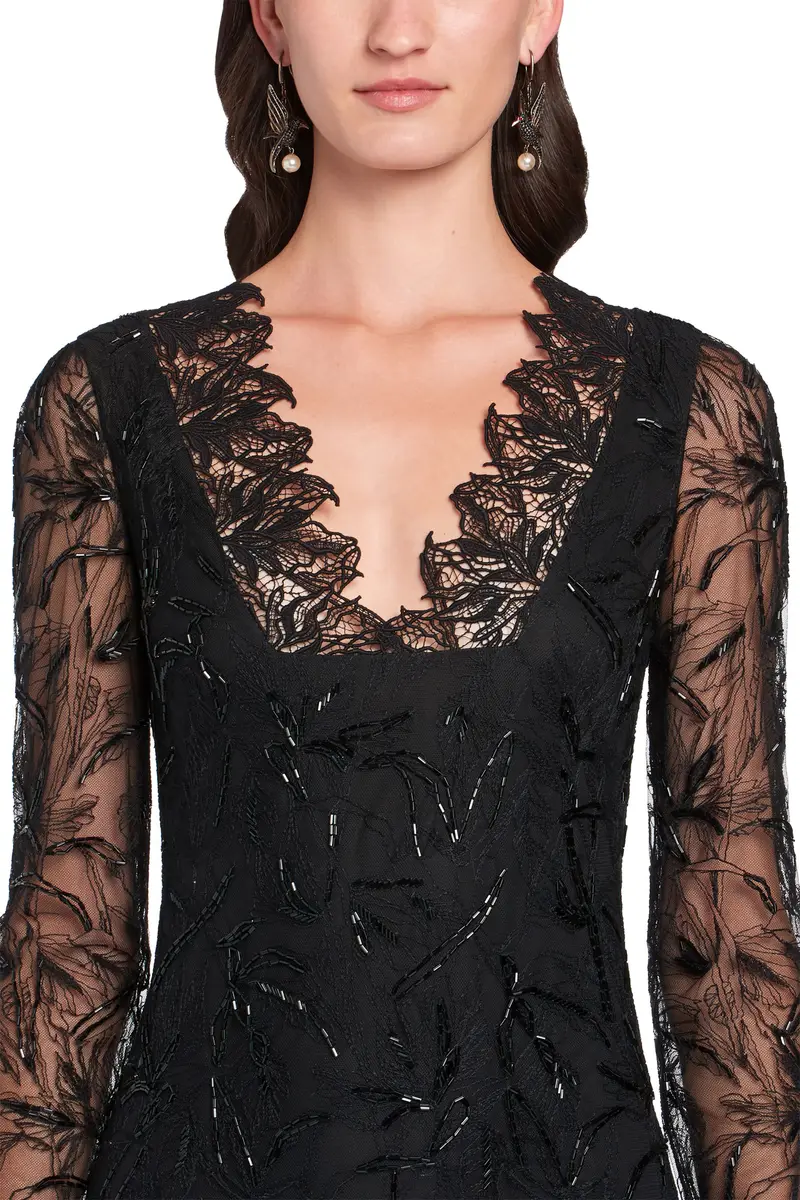 Roberto Cavalli Black layered lace gown | Thumbnail 5 Roberto Cavalli Black layered lace gown | Thumbnail 5