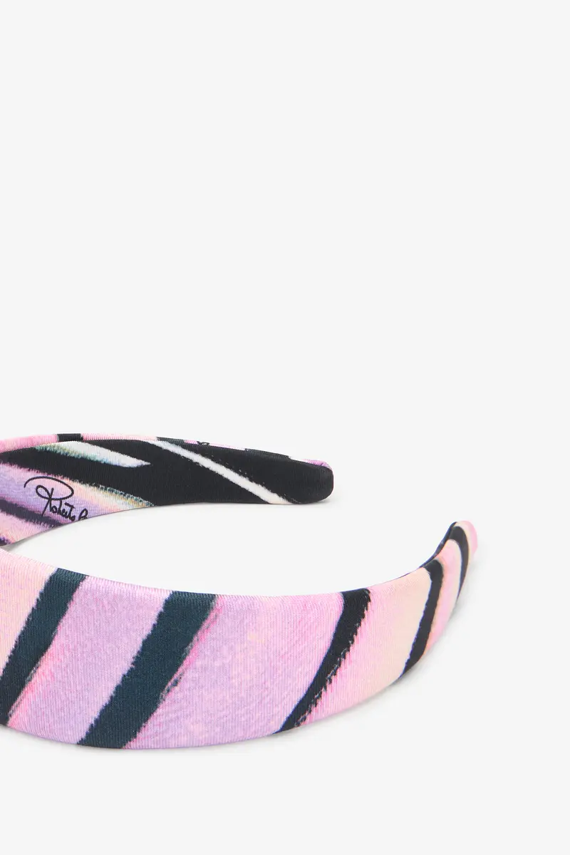 Roberto Cavalli Ray Of Paradise Print Silk Headband | Thumbnail 2