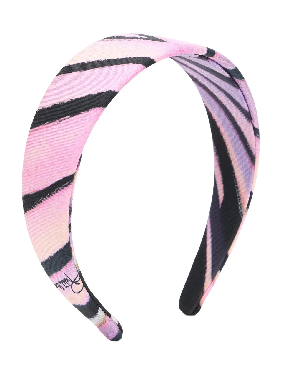 Roberto Cavalli Ray Of Paradise Print Silk Headband