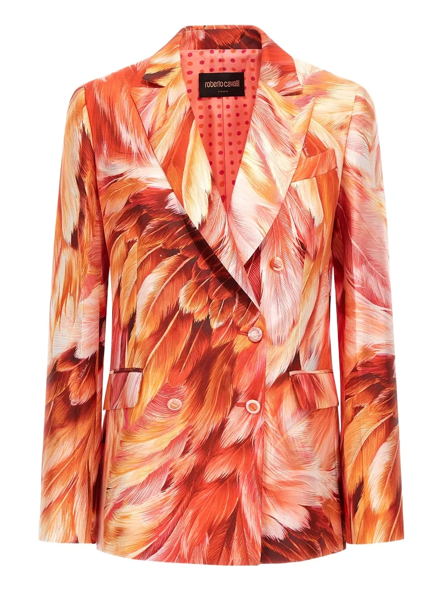 Plumange Print Silk Jacket Plumange Print Silk Jacket