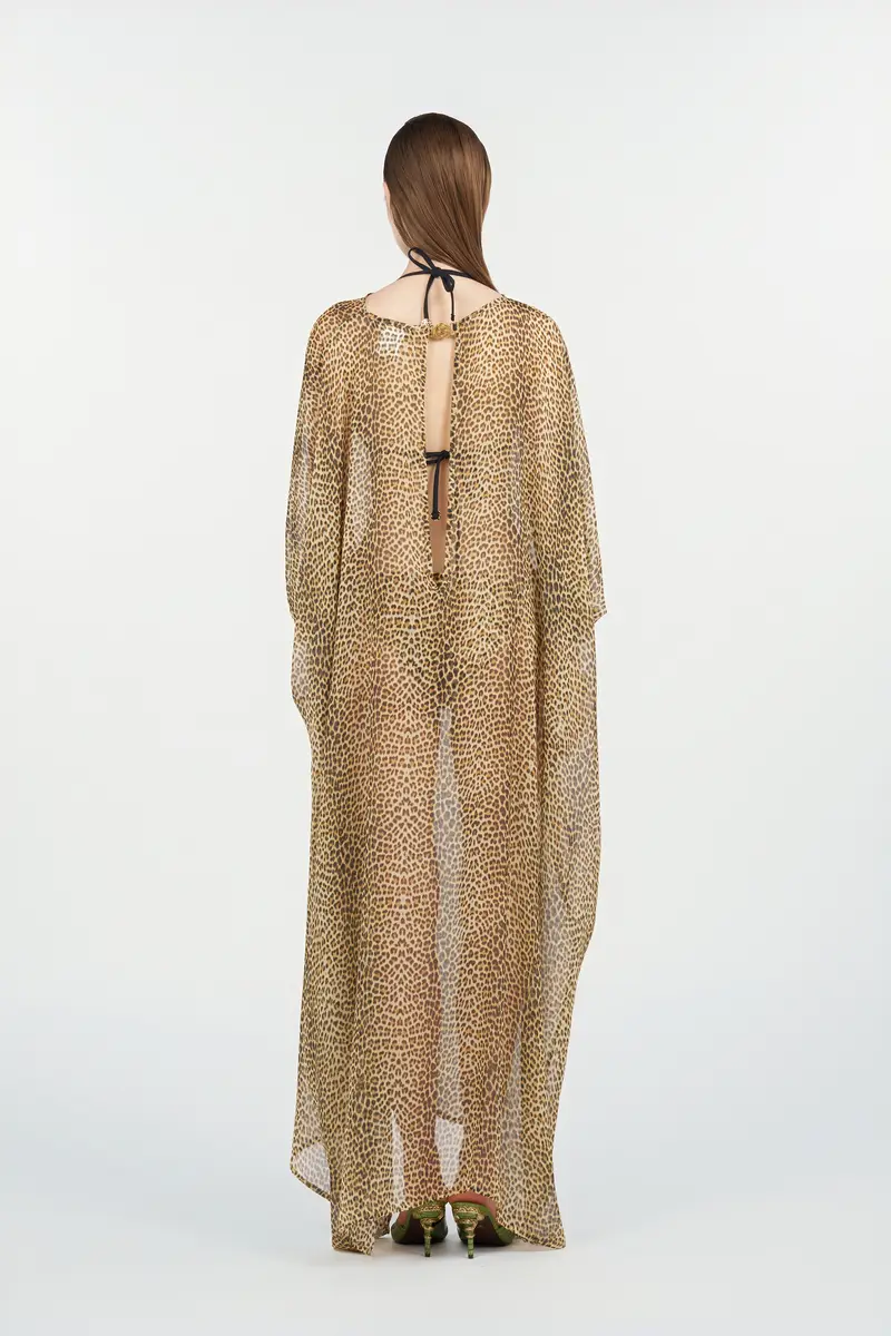 Roberto Cavalli Baby Jaguar Silk Kaftan | Thumbnail 3