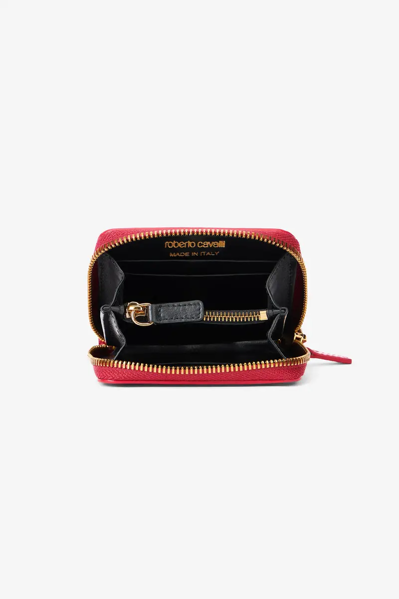 Roberto Cavalli Small Antique Rose Crocodile-Effect Wallet | Thumbnail 5 Roberto Cavalli Small Antique Rose Crocodile-Effect Wallet | Thumbnail 5