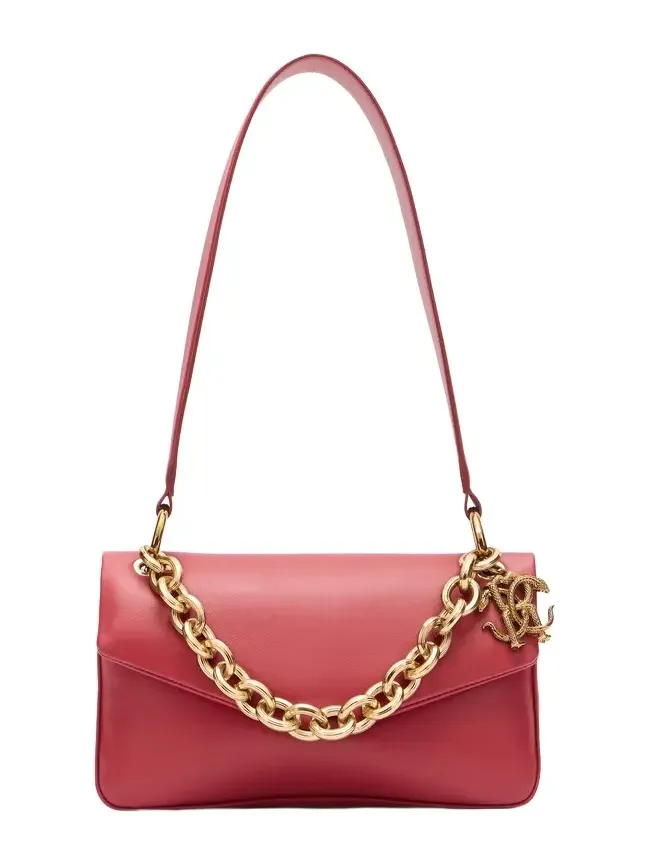 Shoulder Bag With Chain And Charm Shoulder Bag With Chain And Charm