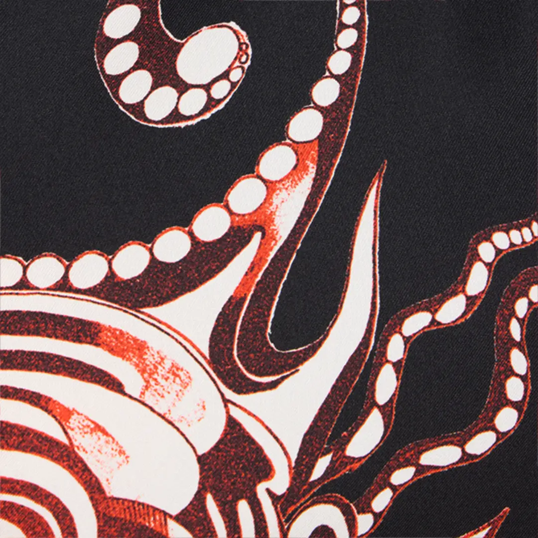 Roberto Cavalli Short dress black with red and white dragon print | Thumbnail 4 Roberto Cavalli Short dress black with red and white dragon print | Thumbnail 4