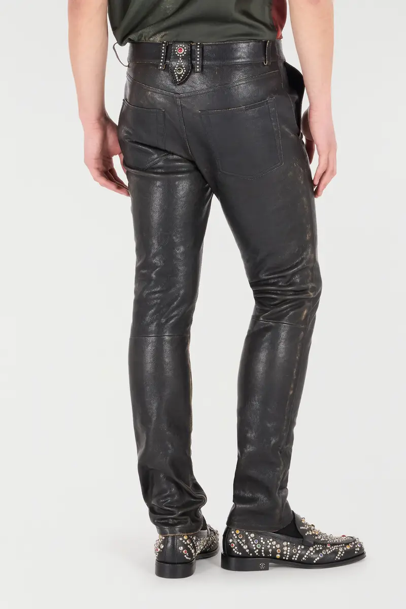 Roberto Cavalli Genuine Leather Pants | Thumbnail 3 Roberto Cavalli Genuine Leather Pants | Thumbnail 3
