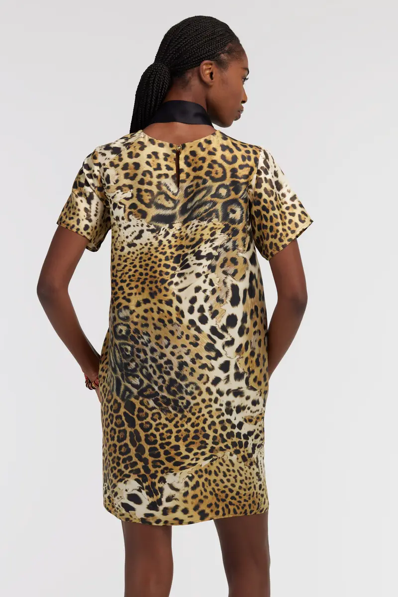 Roberto Cavalli Jaguar Skin print dress | Thumbnail 3 Roberto Cavalli Jaguar Skin print dress | Thumbnail 3