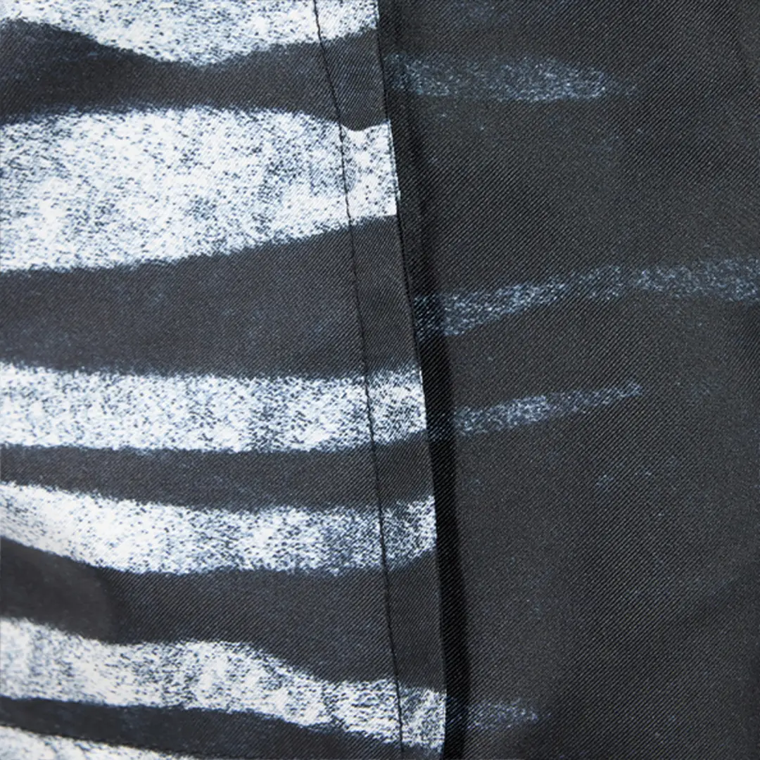 Roberto Cavalli Short Silk Dress With Zebra Print | Thumbnail 4