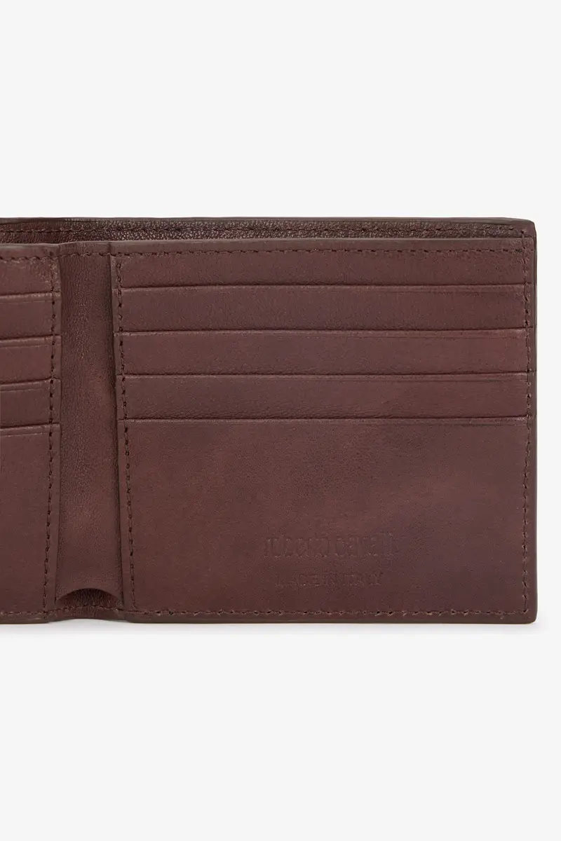 Roberto Cavalli Square Bi-Fold Wallet With RC Monogram | Thumbnail 5 Roberto Cavalli Square Bi-Fold Wallet With RC Monogram | Thumbnail 5