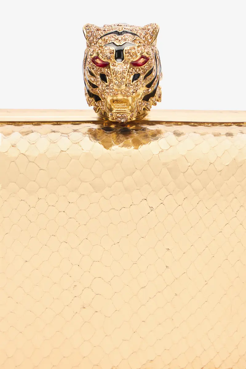 Roberto Cavalli Tiger Leather Clutch | Thumbnail 4 Roberto Cavalli Tiger Leather Clutch | Thumbnail 4