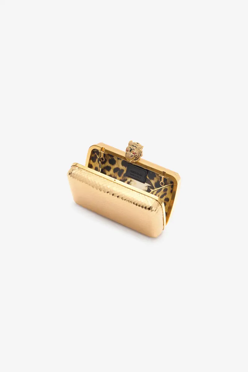 Roberto Cavalli Tiger Leather Clutch | Thumbnail 6 Roberto Cavalli Tiger Leather Clutch | Thumbnail 6
