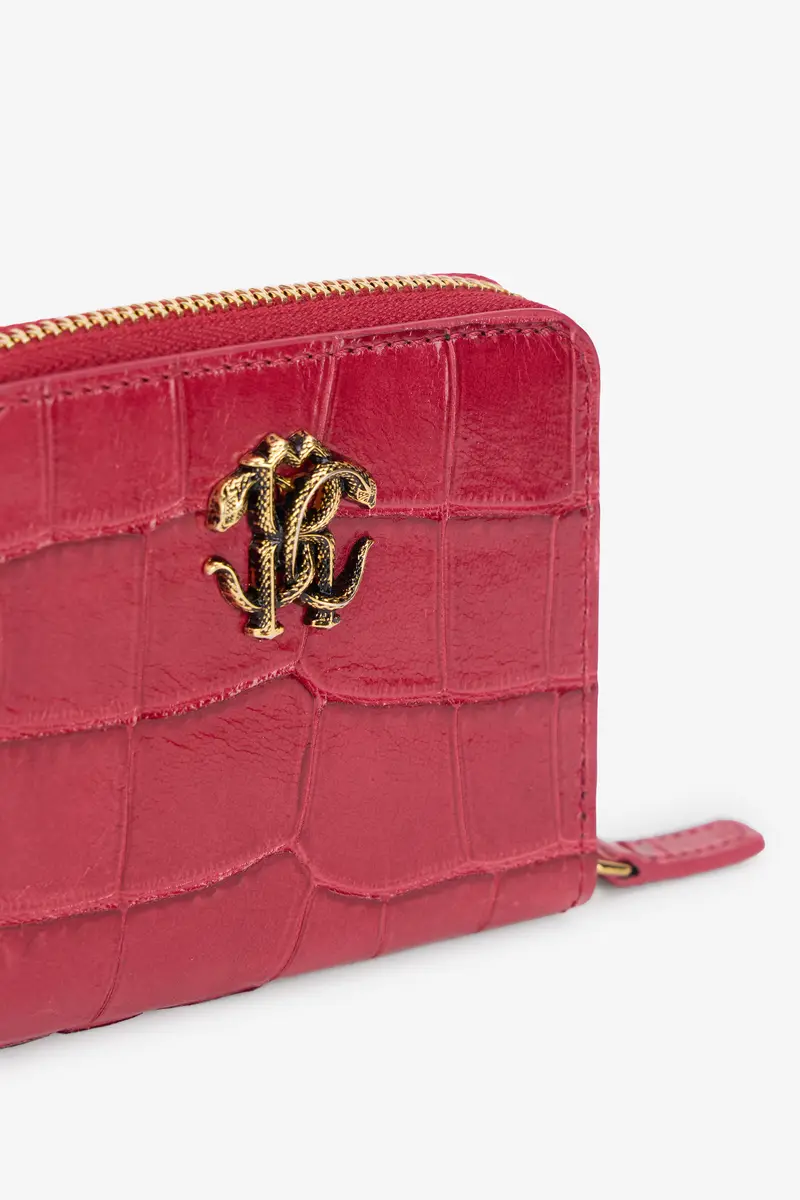Roberto Cavalli Small Crocodile-Effect Wallet | Thumbnail 3 Roberto Cavalli Small Crocodile-Effect Wallet | Thumbnail 3