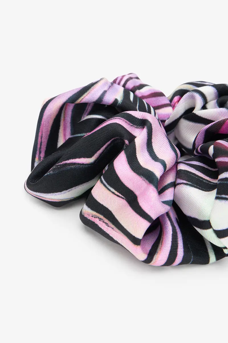 Roberto Cavalli Ray Of Paradise Print Silk Scrunchie | Thumbnail 2 Roberto Cavalli Ray Of Paradise Print Silk Scrunchie | Thumbnail 2