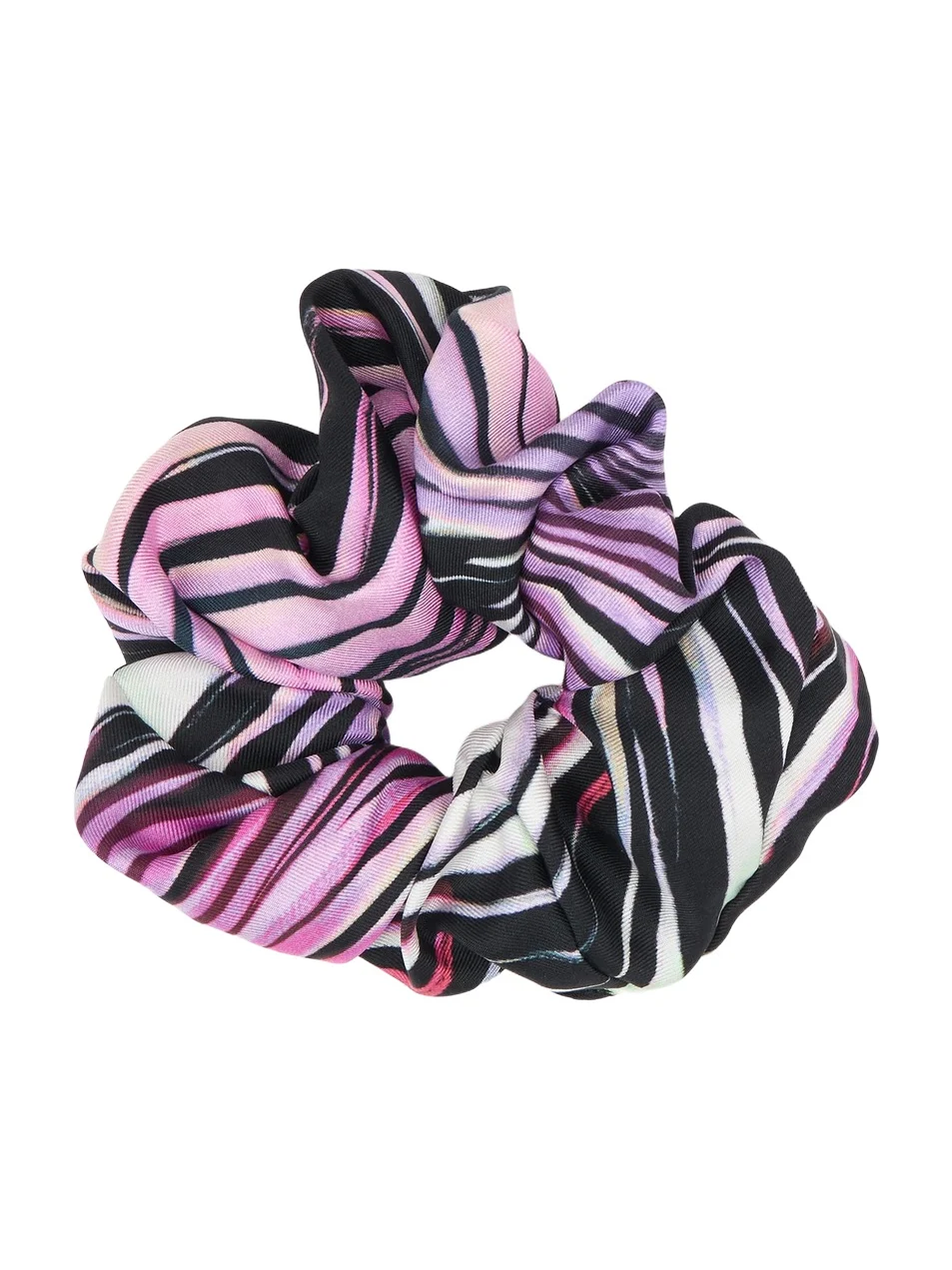 Roberto Cavalli Ray Of Paradise Print Silk Scrunchie